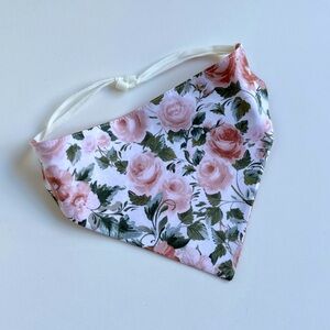 Garden Rose Dog Bandana -